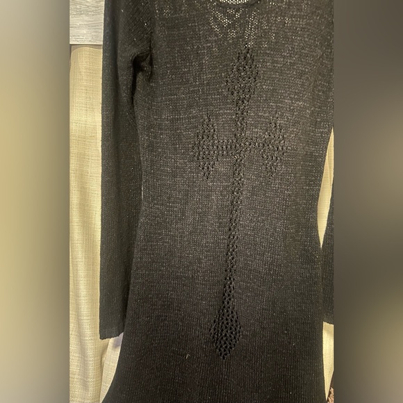 KILLSTAR Draco 2XL CROSS Santiago black knit stretch dress goth - Picture 3 of 10